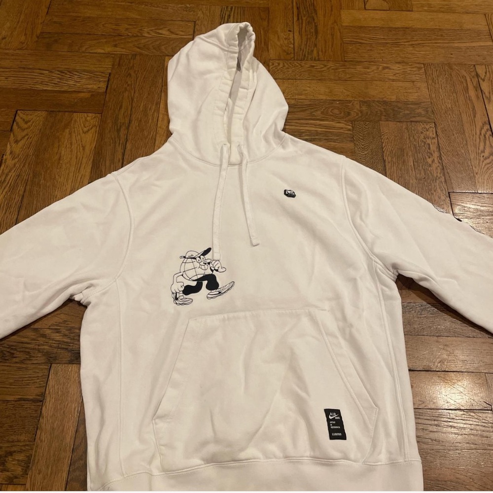 Nike White Hoodie for Men